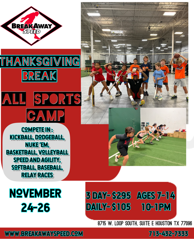 Thanksgiving Break All Sports Camp